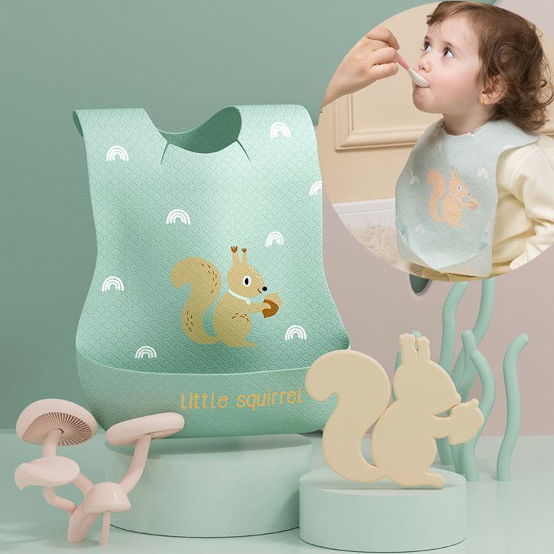Baby Eating Absorbent Children Wash-free Disposable Bib